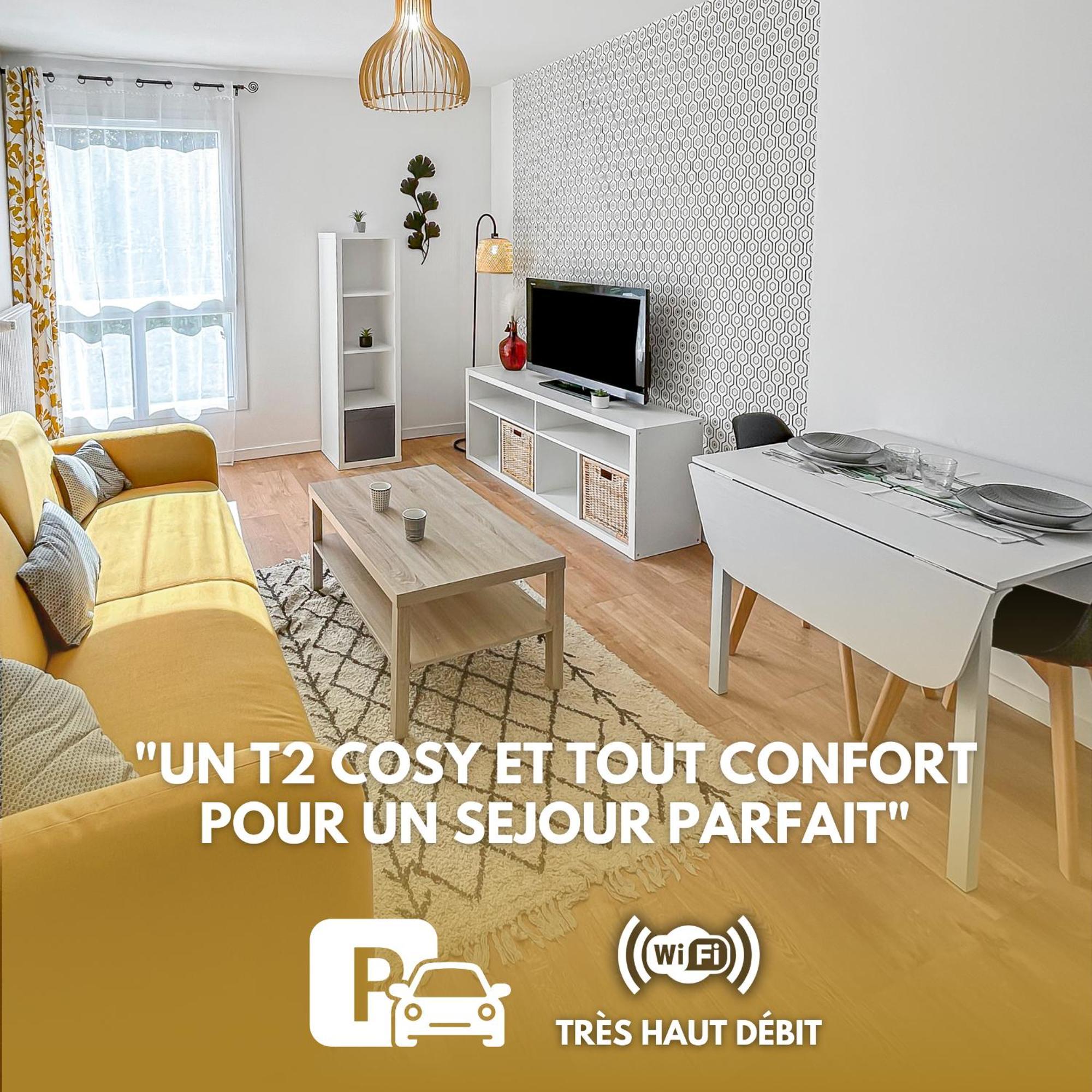 Appartement Lumineux, Wi-Fi Et Parking Prive Niort Bagian luar foto